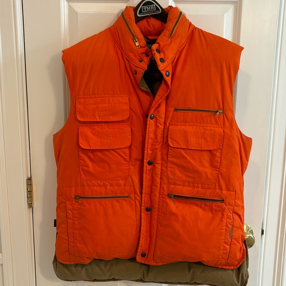 Ralph Lauren Cotton Poplin Down Vest